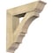 Ekena Millwork Balboa Traditional Rough Sawn Bracket w/ Offset Brace, Douglas Fir, 8"W x 32"D x 32"H BKT0806X32X32BOA01RDF - alternate 1